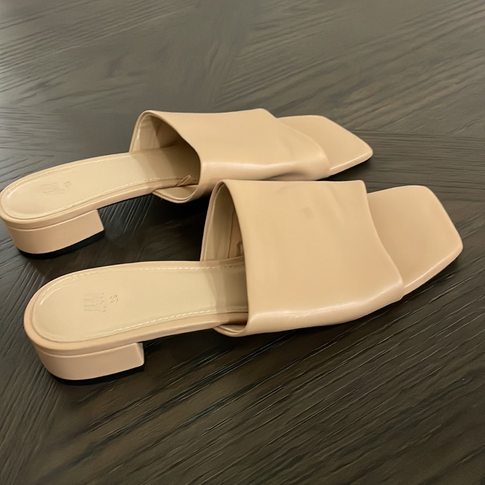 H&M beige summer heels